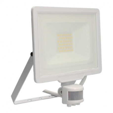 Projecteur LED avec détecteur IR Slim FLD85 Arlux - IP44 - 30W - 4000K - Blanc