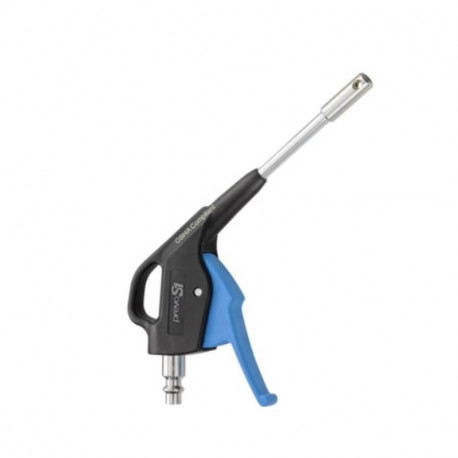 Pistolet à soufflage d'air IBG 06PRE Prevost - Débit 14m3/h - Embout intégré - 12 bar - Bleu