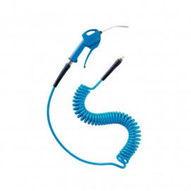 Kit Soufflette + Tuyau HELICOL 7 Prevost - 1/4" - 8 bar - Bleu