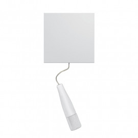 Enjoliveur Hager Gallery pour interrupteur à tirage - 2 modules - Blanc