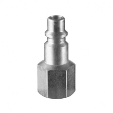 Lot de 2 embouts filetés pour raccords rapides PREVOST - M.1/4" in F. 1/4" - ISO B8 - Acier traité