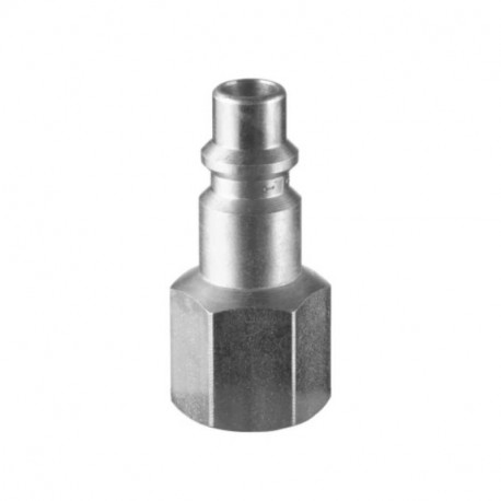 Lot de 2 embouts filetés pour raccords rapides PREVOST - M.3/8" in F.3/8" - ISO B8 - Acier traité