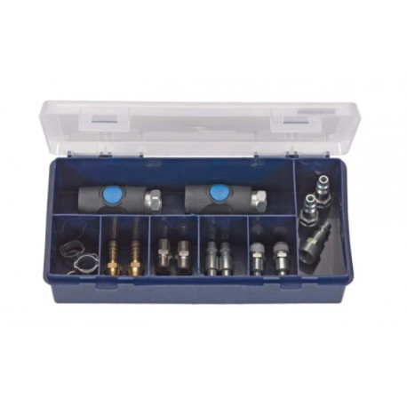 Kit d'accouplement BR 600IS PREVOST - Filetage 1/4" - ISO B6 - Code couleur bleu