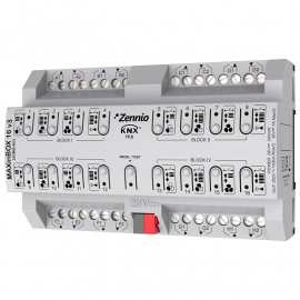 Actionneur multifonctions KNX Zennio - mA 6,5 -16 sorties 16A