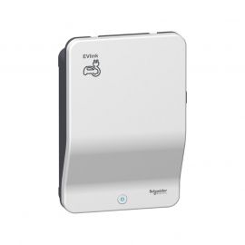 Borne de recharge EVlink Smart Wallbox - IP54 - 1 prise T2S + prise domestique - 3 à 22kW - Verrouillage à clé
