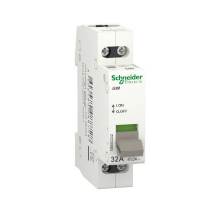 Interrupteur de commande ISW Acti9 - 32A - Sans voyant