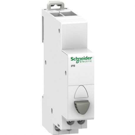 Bouton poussoir Resi9 - 1 NF + 1 NO - 20 A - 250 V CA - Sans voyant 