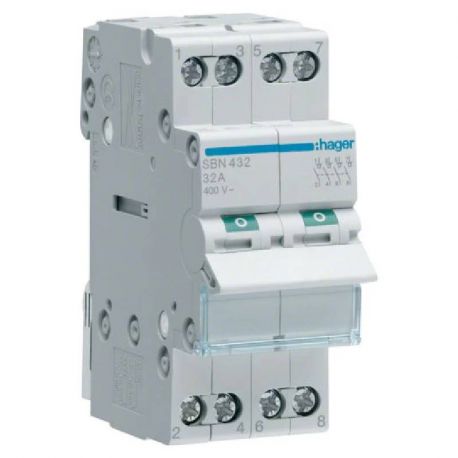 Interrupteur de coupure tétrapolaire - 4P - 32A