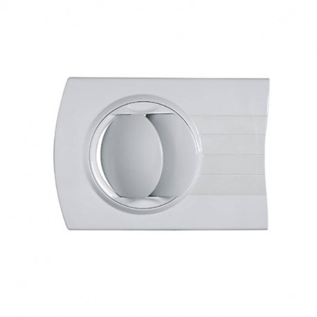Grille fixe BIO Aldes - Rectangulaire - Ø 80mm - Blanc