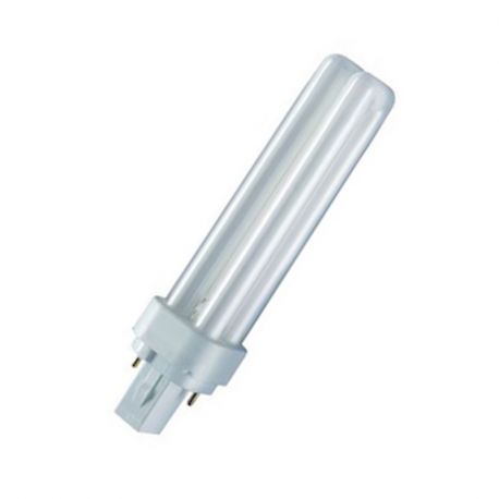 Ampoule fluocompacte Dulux S Ledvance - G24D - 13W - 4000K - Non dimmable