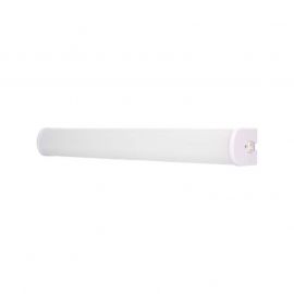 Réglette salle de bain Klip Arlux - Avec interrupteur - 8W - 4000K - Blanc