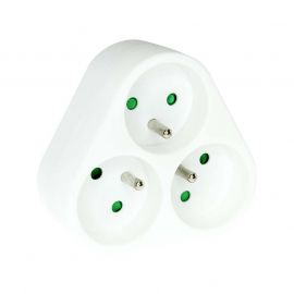 Fiche multiprises Eur'Ohm - 2P+T - 16A