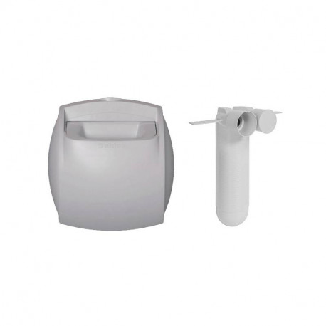 Kit Auto extraction sanitaires Aldes - Pour conduit Optiflex Ø 75mm - Blanc