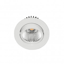 Spot LED AL1014 RDX OUT en fonte d'aluminium - orientable - 9W - 820Lm - Rond - Blanc - Dimmable