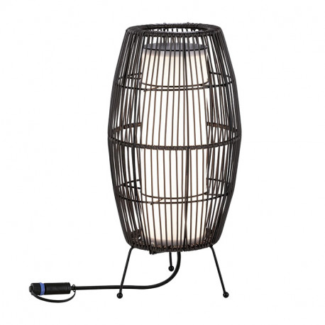 Objet lumineux LED Basket Plug & Shine Paulmann - 1x7,8W - IP44 - Brun