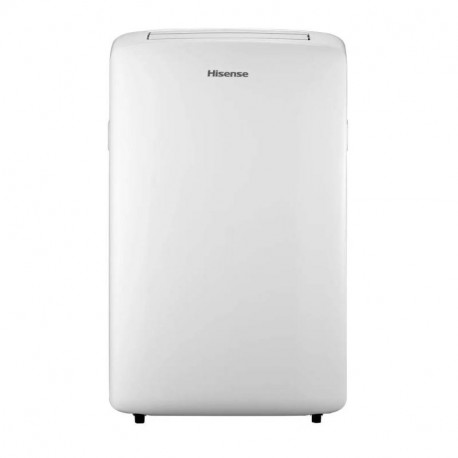 Climatiseur mobile simple Hisense - 2.6kW - 36m2 - 64dB - Blanc