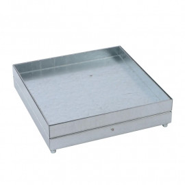 Boîte de sol pour carrelage ou marbre Mosaic - Épaisseur 8 à 24mm - Inox