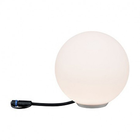 Sphère lumineuse Plug&Shine Paulmann - Dimmable - 3000K - Avec ampoule - 2,8W - ø20cm - Blanc