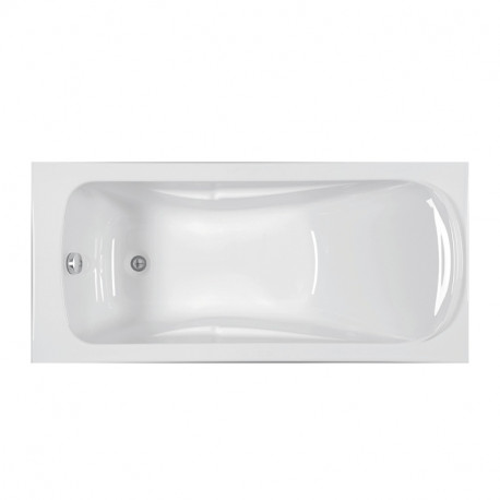 Baignoire rectangulaire Foria 2 Aquarine - 160x75 - Acrylique/ABS - Blanc