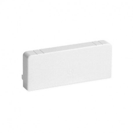 Embout LAN - Pour goulotte 100x40mm - Blanc