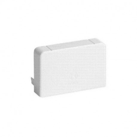 Embout LAN - Pour goulotte 100x60mm - Blanc