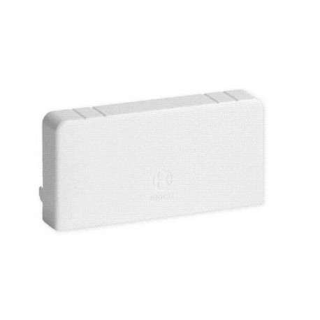 Embout LAN - Pour goulotte 200x80mm - Blanc