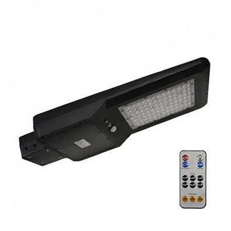 Tête de lampadaire solaire Miidex - 40W - 4000K - Détecteur IR - Télécommande