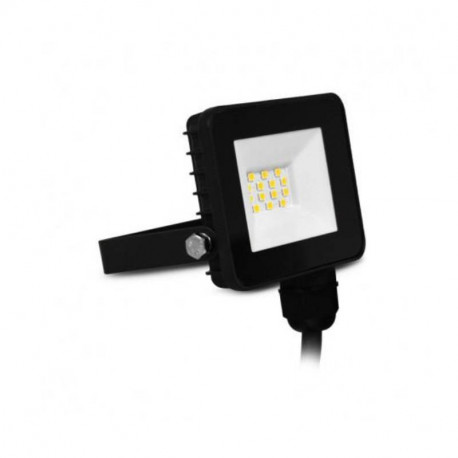 Projecteur LED Lumos Slim Miidex - 10W - 4000K - IP65 - Noir