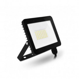 Projecteur LED Lumos Slim Miidex - 30W - 4000K - IP65 - Noir