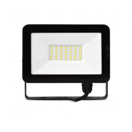 Projecteur LED Lumos Slim II Miidex - 30W - 3000K - IP65 - Noir