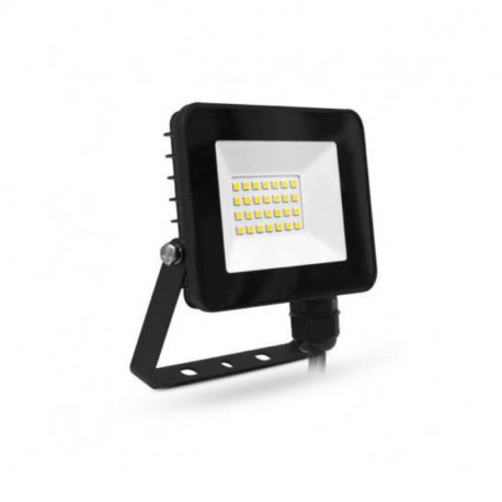 Projecteur LED Lumos Slim II Miidex - 20W - 4000K - IP65 - Noir
