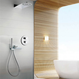 Ensemble de douche à encastrer Sweety Paini - Douche de tête 500x220 mm - Chromé