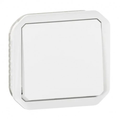 Interrupteur Va-et-vient LEGRAND Plexo 10AX 250V Blanc - Composable, Neuf, Réf 069611L