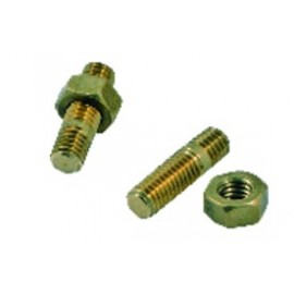 Boîte de 50 vis et écrous laiton - M6x22