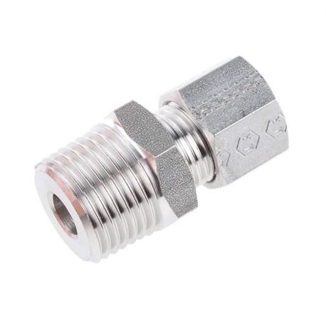 Manchon droit Parker Legris - ø 10mm à 3/8" - Inox