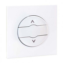 Interrupteur 3 positions volet roulant VMC Dune Eur'Ohm - Complet - Blanc - NF