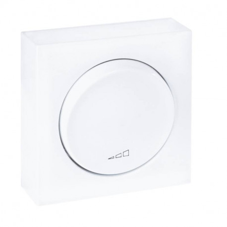 Variateur 3 fils Dune Eur'Ohm - Complet - Blanc - NF