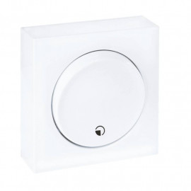 Interrupteur temporisé programmable Dune Eur'Ohm - Complet - Blanc - NF