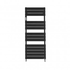 Radiateur sèche-serviettes Adélis Atlantic - Eau chaude - 973W - Noir