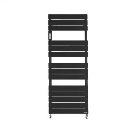 Radiateur sèche-serviettes Adélis Atlantic - Eau chaude - 973W - Noir