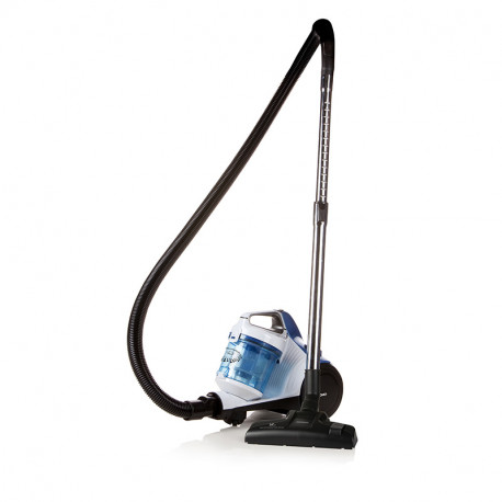 Aspirateur sans sac Cyclone - 700W - 76 dB(A) - Classe énergie A - Blanc/Bleu