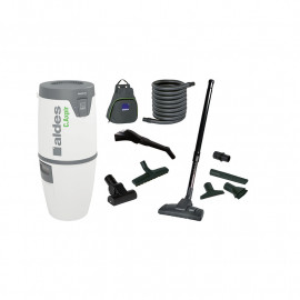 Pack aspirateur centralisé C.Axpir® Comfort d'Aldes - 1600W - 230 m3/h - 64dB - avec set d'accessoires de nettoyage