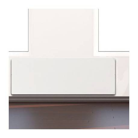 Radiateur bas Plintho Valderoma - Horizontal - 1500W - Blanc Quartz