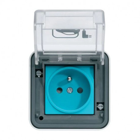 Prise de charge WITTY hager - Saillie - Pour 1 véhicule électrique - 3KW - 2P+T - IP55