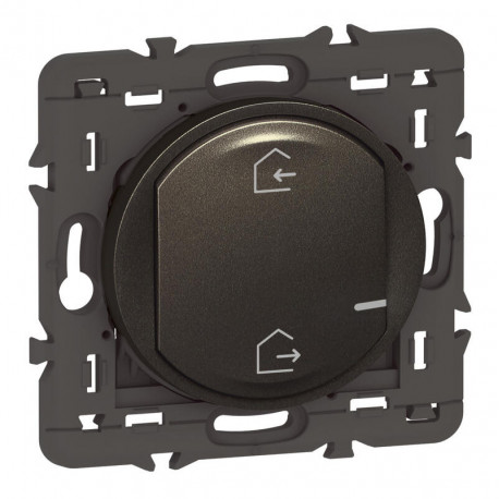 Commande générale sans fil pour installation connectée - Céliane with Netatmo Legrand - Départ/Arrivée - Graphite - Sans plaque