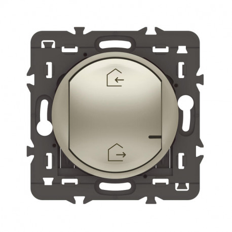 Commande générale sans fil pour installation connectée - Céliane with Netatmo Legrand - Départ/Arrivée - Titane - Sans plaque