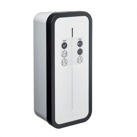 Borne de recharge WITTY T2+TE avec clé Hager - 1x22kw - IP55