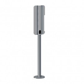 Pied tubulaire pour 1 borne de recharge XEV1K / XEV1R Hager