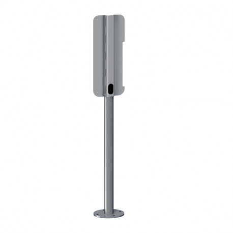 Pied tubulaire pour 1 borne de recharge XEV1K / XEV1R Hager