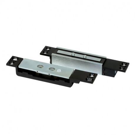 Ventouse électromagnétique à cisaillement Izyx - 1500kg - 12 à 24 V DC - Encastrée - Gris
